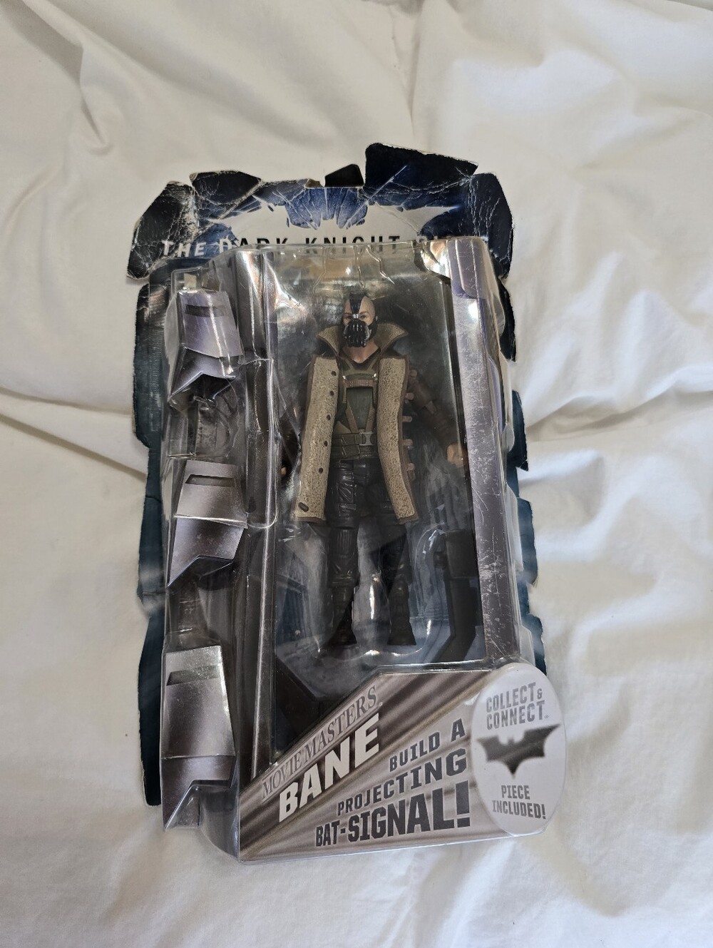 Mattel Movie Masters Bane Dark Knight Rises 2011 Figure Bat-Signal